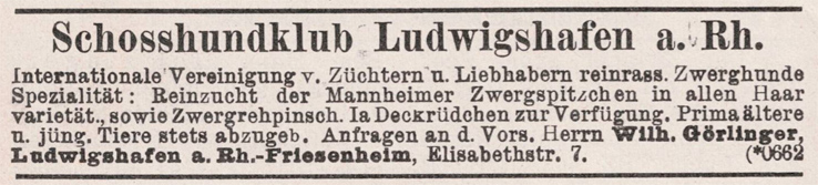 Schoßhundklub Ludwigshafen